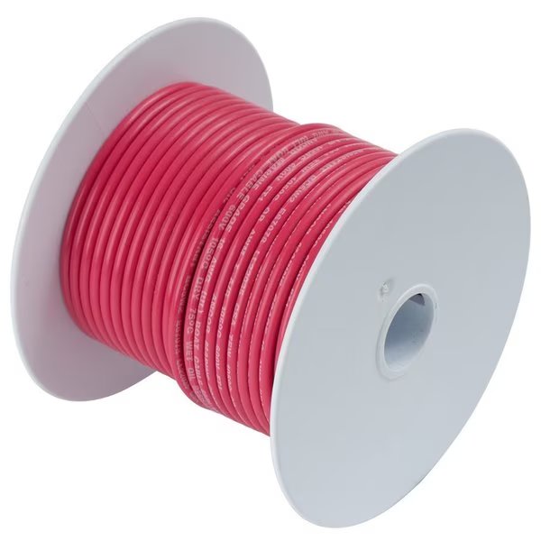 Red 14 AWG Tinned Copper Wire, 1,000ft, Ancor, Mfr#: 104899